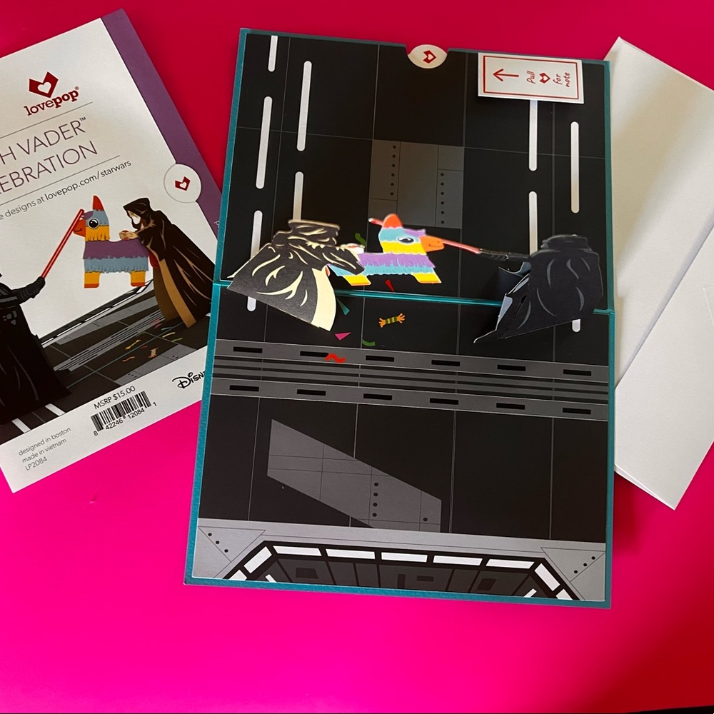 Rare Dart Vader Celebration piñata 3D pop art will get a smile every time